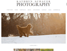 Tablet Screenshot of kathrynschauerphotography.com